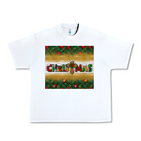 White Christmas with cross Urban Heavy Tee - BundleAndBundleShop