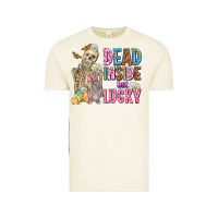 Vintage Arctic easter dead inside but lucky  with skeleton Vintage Tee - AdoDesignShop