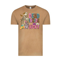 Vintage Camel easter dead inside but lucky  with skeleton Vintage Tee - AdoDesignShop