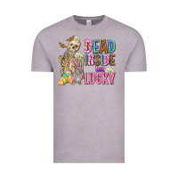Vintage Zinc easter dead inside but lucky  with skeleton Vintage Tee - AdoDesignShop