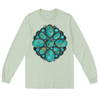 Matcha turquoise gemstone Long Sleeve Tee - Artiststas