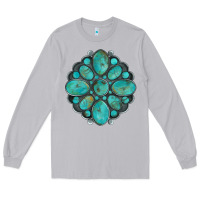 Moon Dust turquoise gemstone Long Sleeve Tee - Artiststas