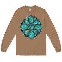 Toasted Coconut turquoise gemstone Long Sleeve Tee - Artiststas