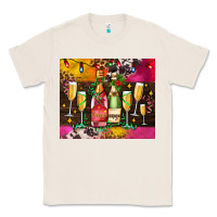 Natural Christmas champagne bottles and Classic Tee - AdoDesignShop