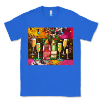 True Royal Christmas champagne bottles and Classic Tee - AdoDesignShop