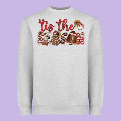 Tis The Season American Football Little Debbie Tree Cakes Heavyweight Sweatshirt Designed By Jahusdesignshop