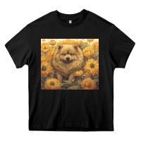 Black chow chow Heavy Core Tee - Unal Design