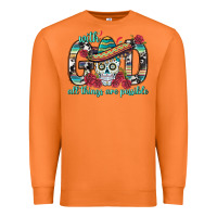 Carrot With God All Things Are Possible With Sombrero Sku Premium Sweatshirt - BundleAndBundleShop