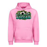 Fuchsia Pink Wild about Soccer Urban Hoodie - HowdyJamesFarm