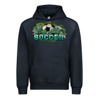 Navy Wild about Soccer Urban Hoodie - HowdyJamesFarm