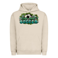 Pigment French Oak Wild about Soccer Urban Hoodie - HowdyJamesFarm