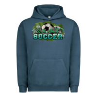 Pigment Midnight Navy Wild about Soccer Urban Hoodie - HowdyJamesFarm