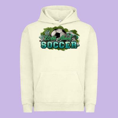 Wild About Soccer Urban Hoodie Designed By Howdyjamesfarm