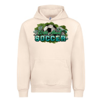 Sandshell Wild about Soccer Urban Hoodie - HowdyJamesFarm