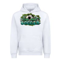 White Wild about Soccer Urban Hoodie - HowdyJamesFarm