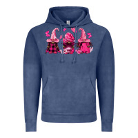 Vintage Denim breast cancer afro gnomies Vintage Hoodie - FaDigitalArtStudio