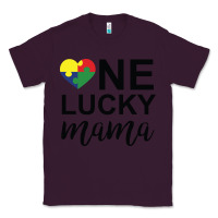 Plum one lucky mama Classic Tee - CowhideDigitalArt