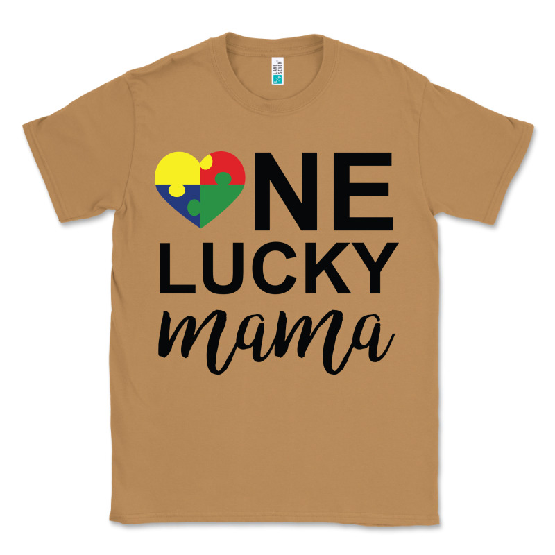 One Lucky Mama Classic Tee by CowhideDigitalArt | Teevron