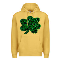 Antique Gold shamrock st patrick Premium Hoodie - Bettercallsaul