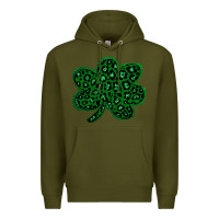 Army Green shamrock st patrick Premium Hoodie - Bettercallsaul