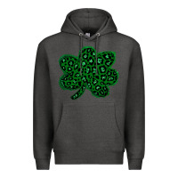 Charcoal Heather shamrock st patrick Premium Hoodie - Bettercallsaul