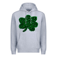 Heather Grey shamrock st patrick Premium Hoodie - Bettercallsaul