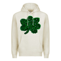 Oatmeal Heather shamrock st patrick Premium Hoodie - Bettercallsaul
