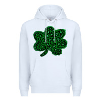 White shamrock st patrick Premium Hoodie - Bettercallsaul