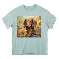 Arona dachshund Heavy Core Tee - Unal Design