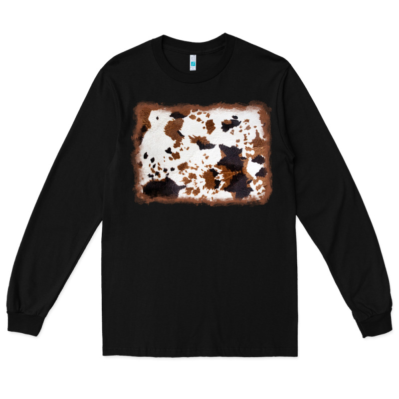 Cowhide Background Long Sleeve Tee by AdoDesignShop | Teevron