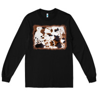 Black cowhide background Long Sleeve Tee - AdoDesignShop