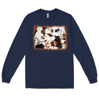 Navy cowhide background Long Sleeve Tee - AdoDesignShop