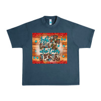 Midnight Navy just a girl who loves jesus Urban Heavy Tee - JahusDesignShop