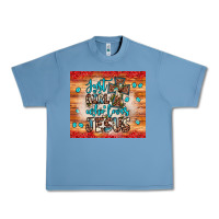 Pebble Blue just a girl who loves jesus Urban Heavy Tee - JahusDesignShop