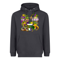 Smoke Mardi Gras Coffee Cups Heavyweight Hoodie - BundleAndBundleShop