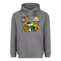 Storm Mardi Gras Coffee Cups Heavyweight Hoodie - BundleAndBundleShop