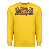 Lemon Western Mom With Pumpkins Premium Sweatshirt - BundleAndBundleShop