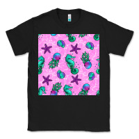 Black summer ocean seamless pattern Classic Tee - BundleAndBundleShop