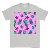 Moon Dust summer ocean seamless pattern Classic Tee - BundleAndBundleShop