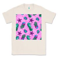 Natural summer ocean seamless pattern Classic Tee - BundleAndBundleShop