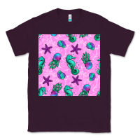 Plum summer ocean seamless pattern Classic Tee - BundleAndBundleShop