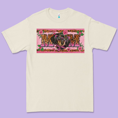 Danchshund Mom License Plate Template Premium Tee Designed By Barkaloodesign