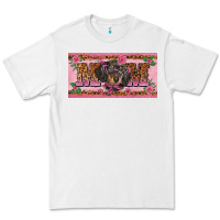 White danchshund mom license plate template Premium Tee - BarkalooDesign