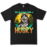 Black life is better with a husky Premium Tee - texasbilliewilder