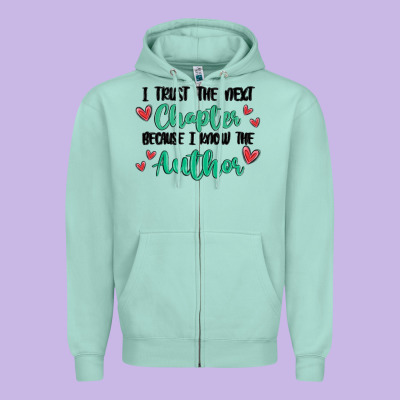 Capter Author Zipper Hoodie Designed By Maliassmallbusiness