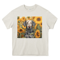 Cream dalmatian Heavy Core Tee - Unal Design