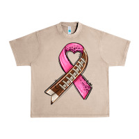 French Oak breast cancer sport ribbons Urban Heavy Tee - AdoDesignShop