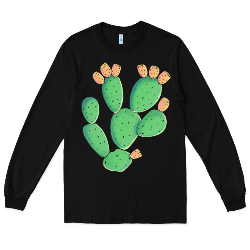 Texas Prickly Pear Cactus Long Sleeve Tee by Artiststas | Teevron