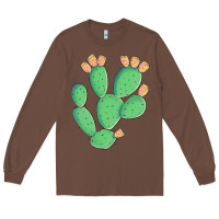 Chestnut texas prickly pear cactus Long Sleeve Tee - Artiststas