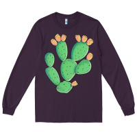 Plum texas prickly pear cactus Long Sleeve Tee - Artiststas